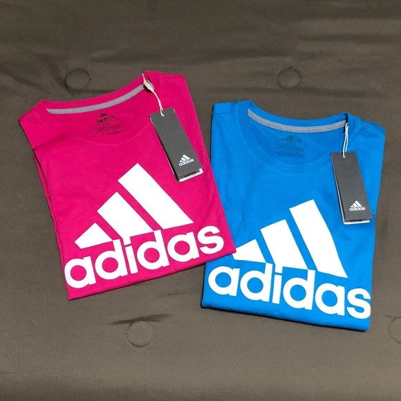 Two adidas Short Sleeve Shirts - Picture 1 of 5
